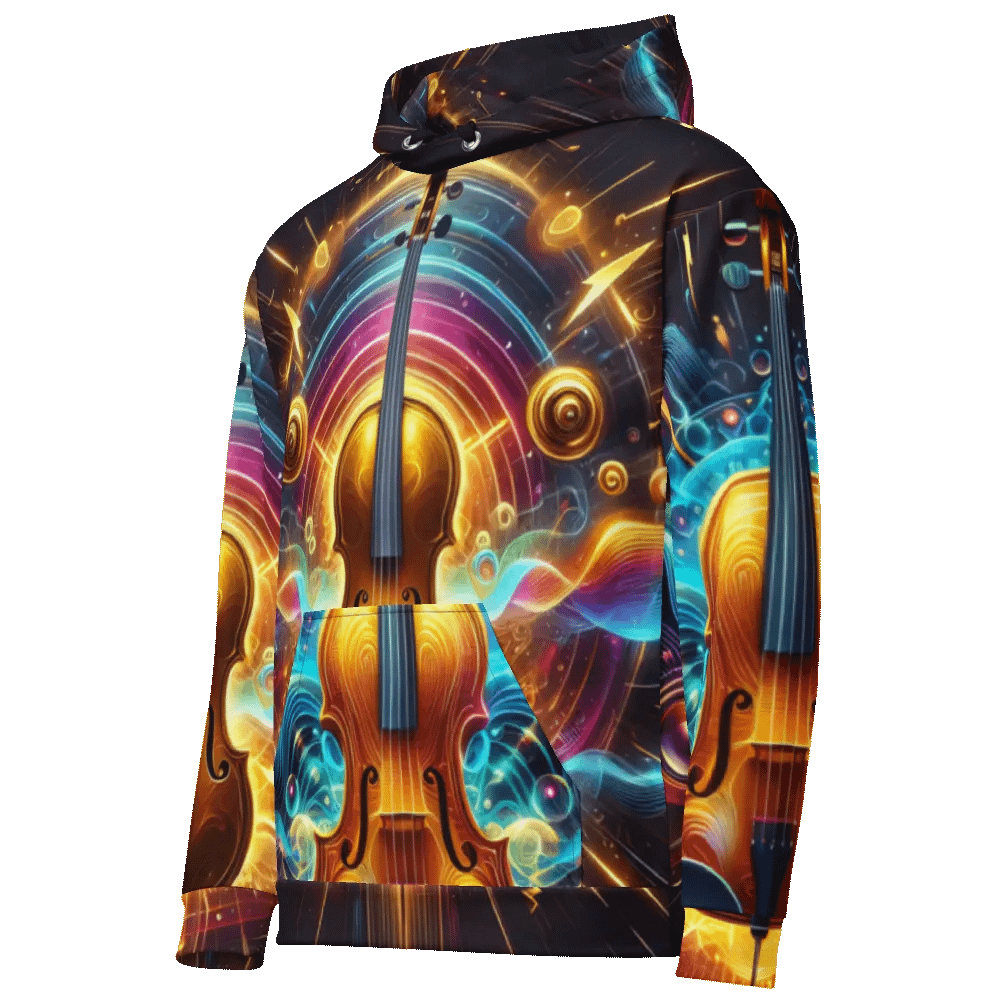 Violin Musical Instrument - All-Over Unisex Hoodie #1 product image (6)