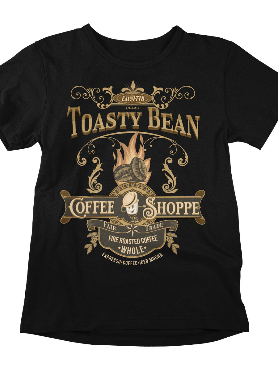 Vintage Toasty Bean Coffee Shoppe - Retro Coffee Lover's Delight! product image (1)