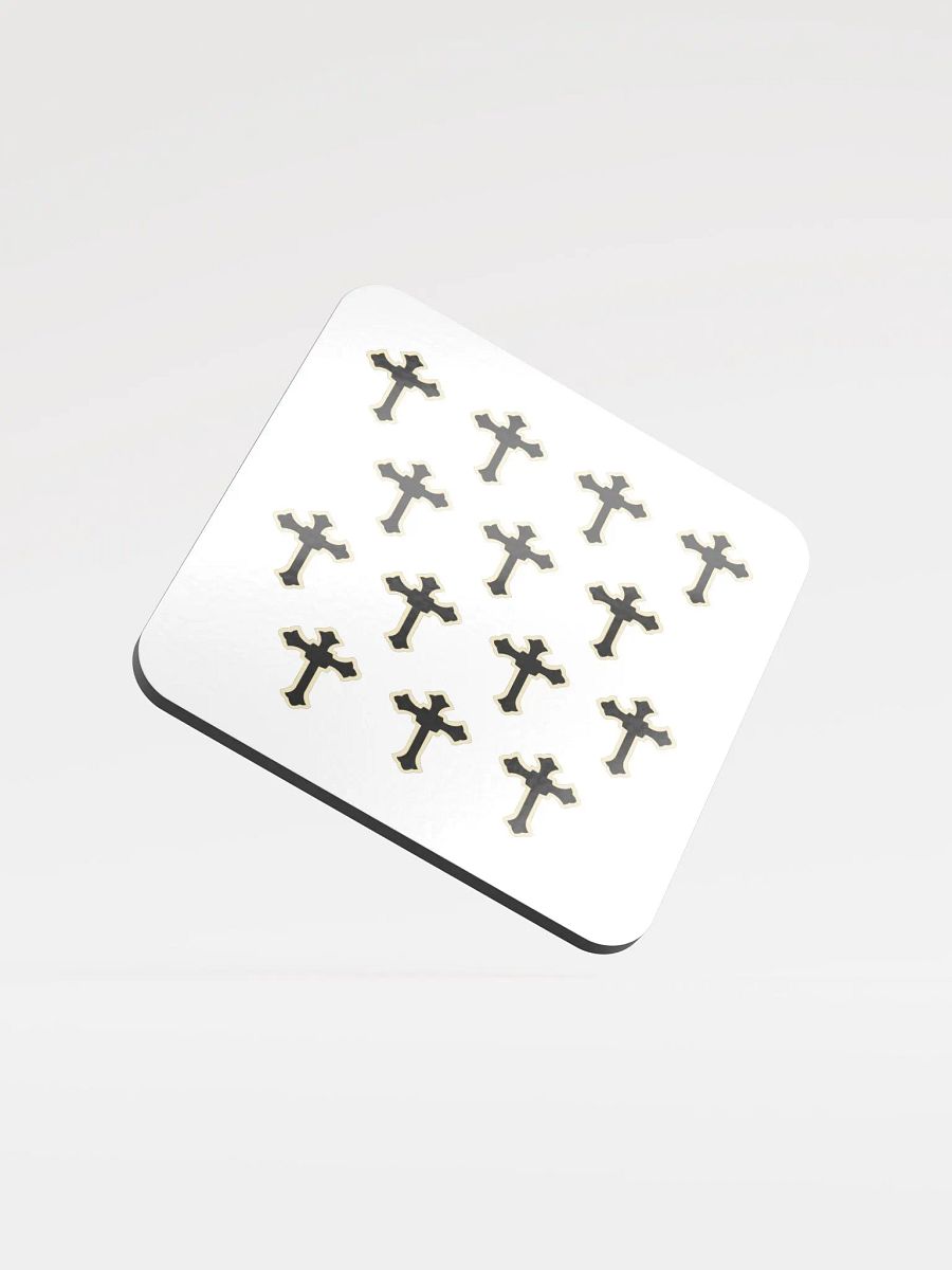 Exodus Cross - Glossed Cork Coaster product image (2)