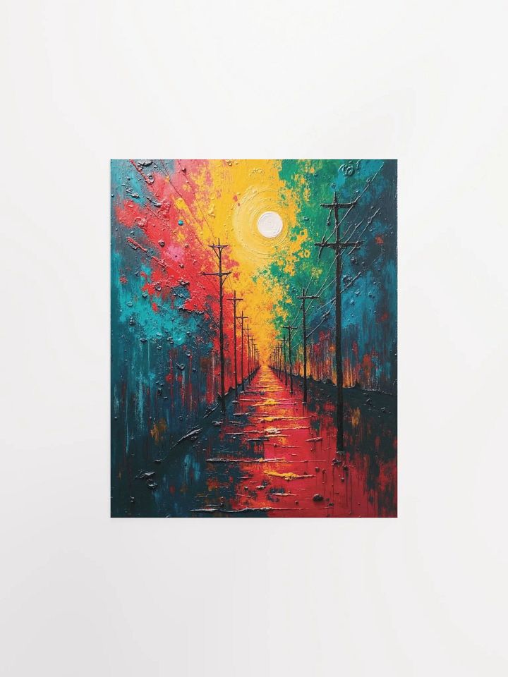 Ethereal Pathway: Abstract Poster Print product image (7)