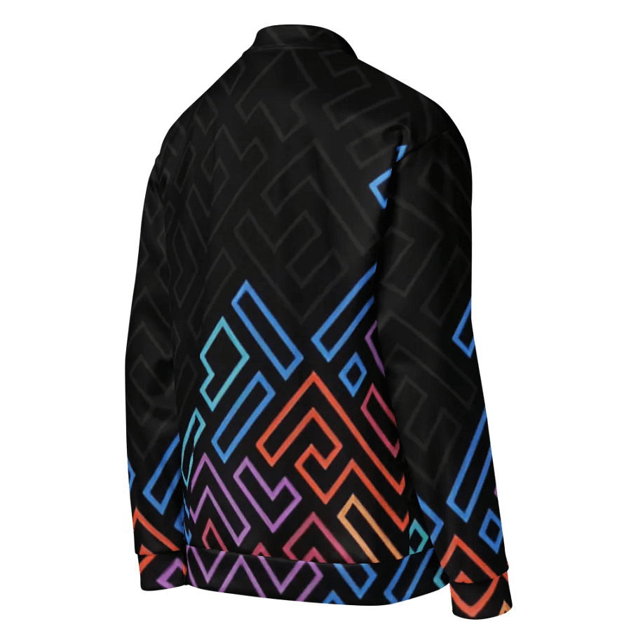 Neon Maze Bomber Jacket product image (5)