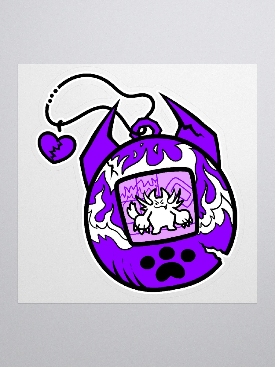 Heartbreaker Virtual Meow // Sticker - Purple 2 product image (1)