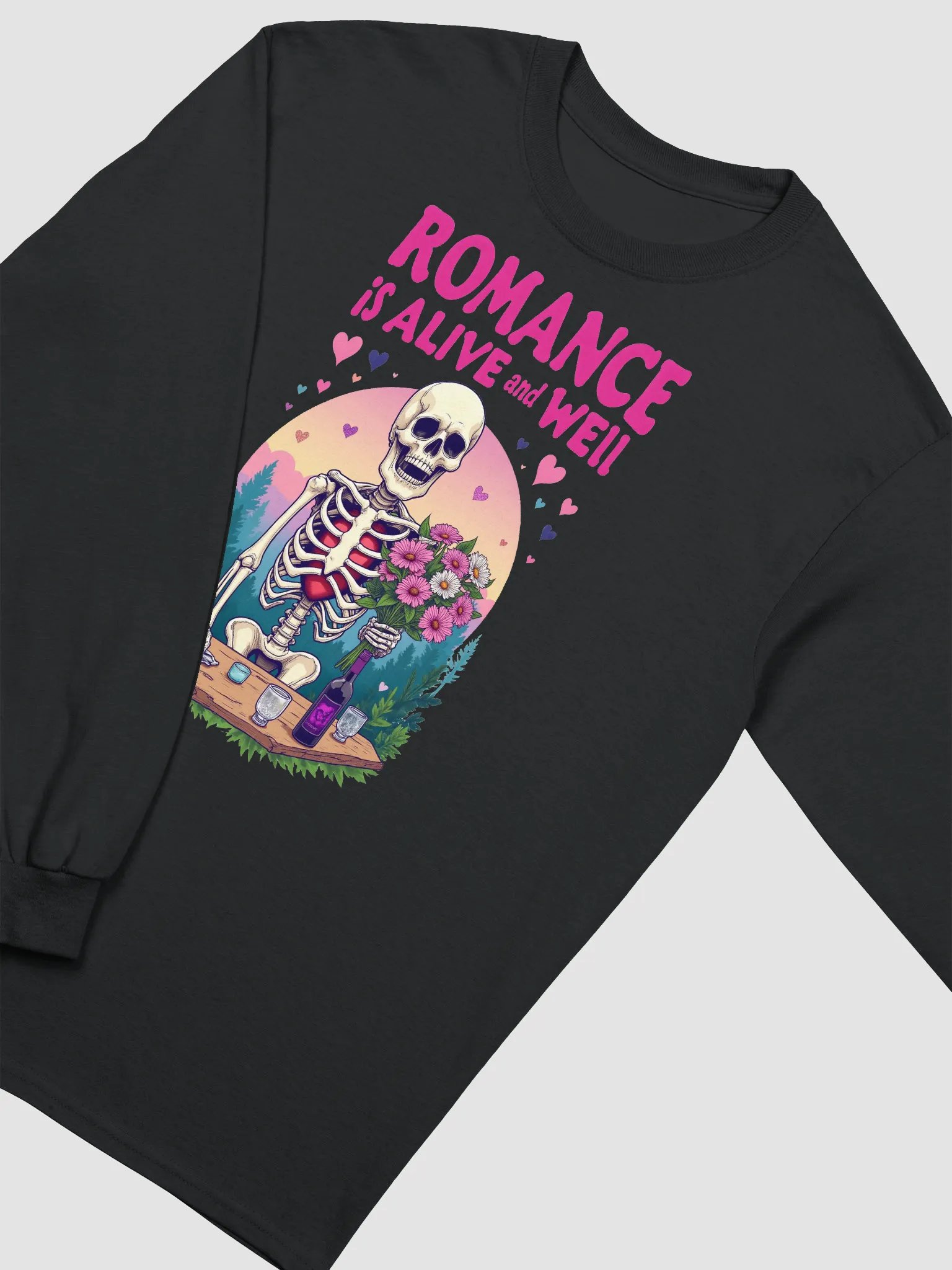 Romantic Skeleton Long Sleeve Tee product image (30)