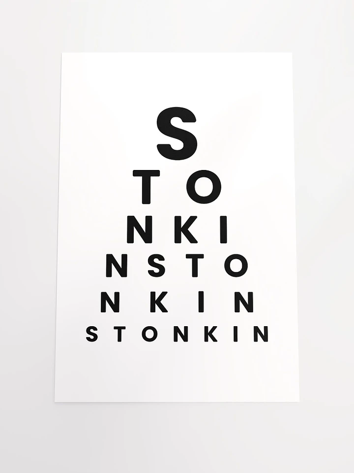 Stonkin' Eye Chart product image (1)