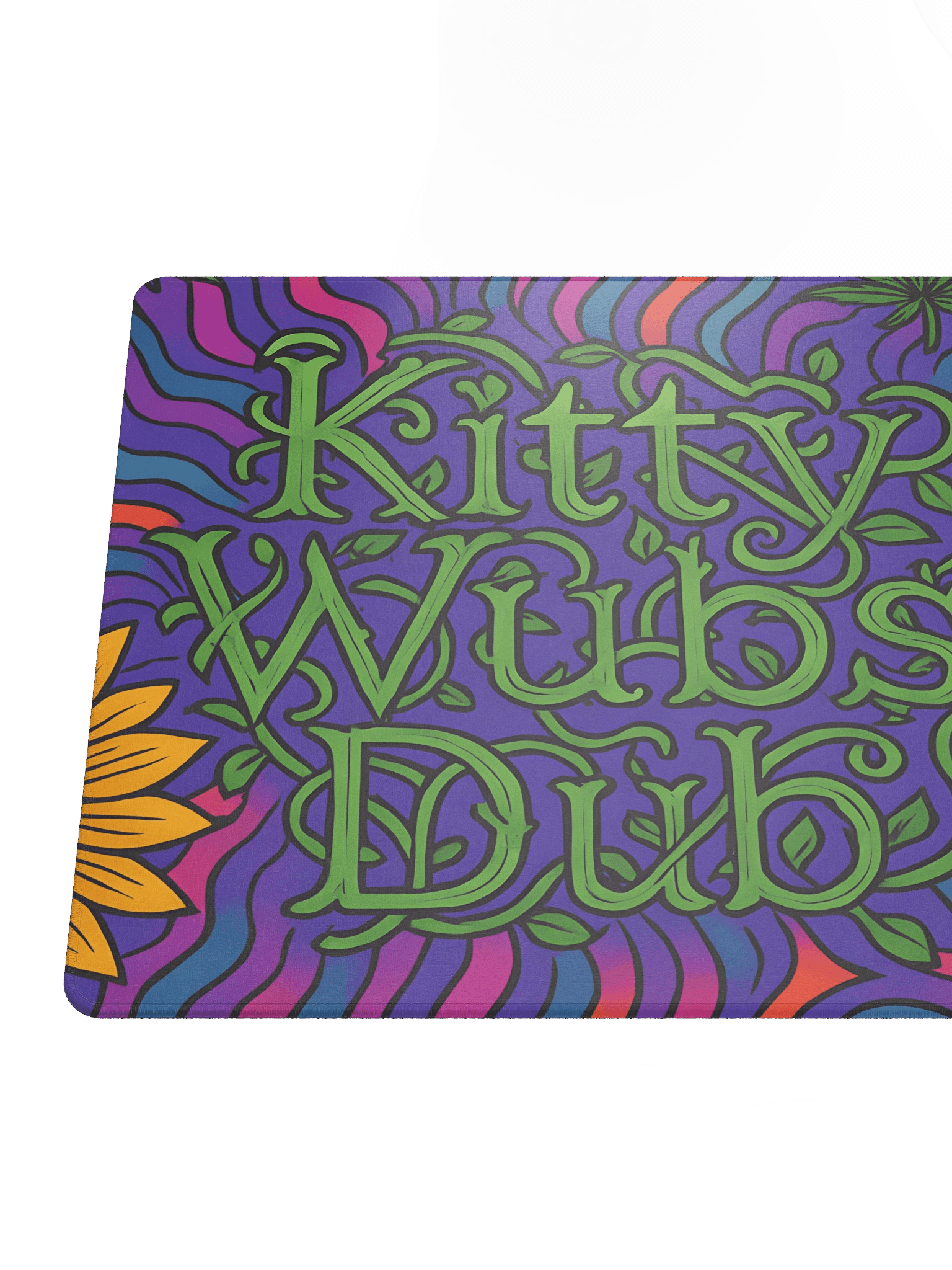 Kitty Sunflower Mouse Pad product image (7)