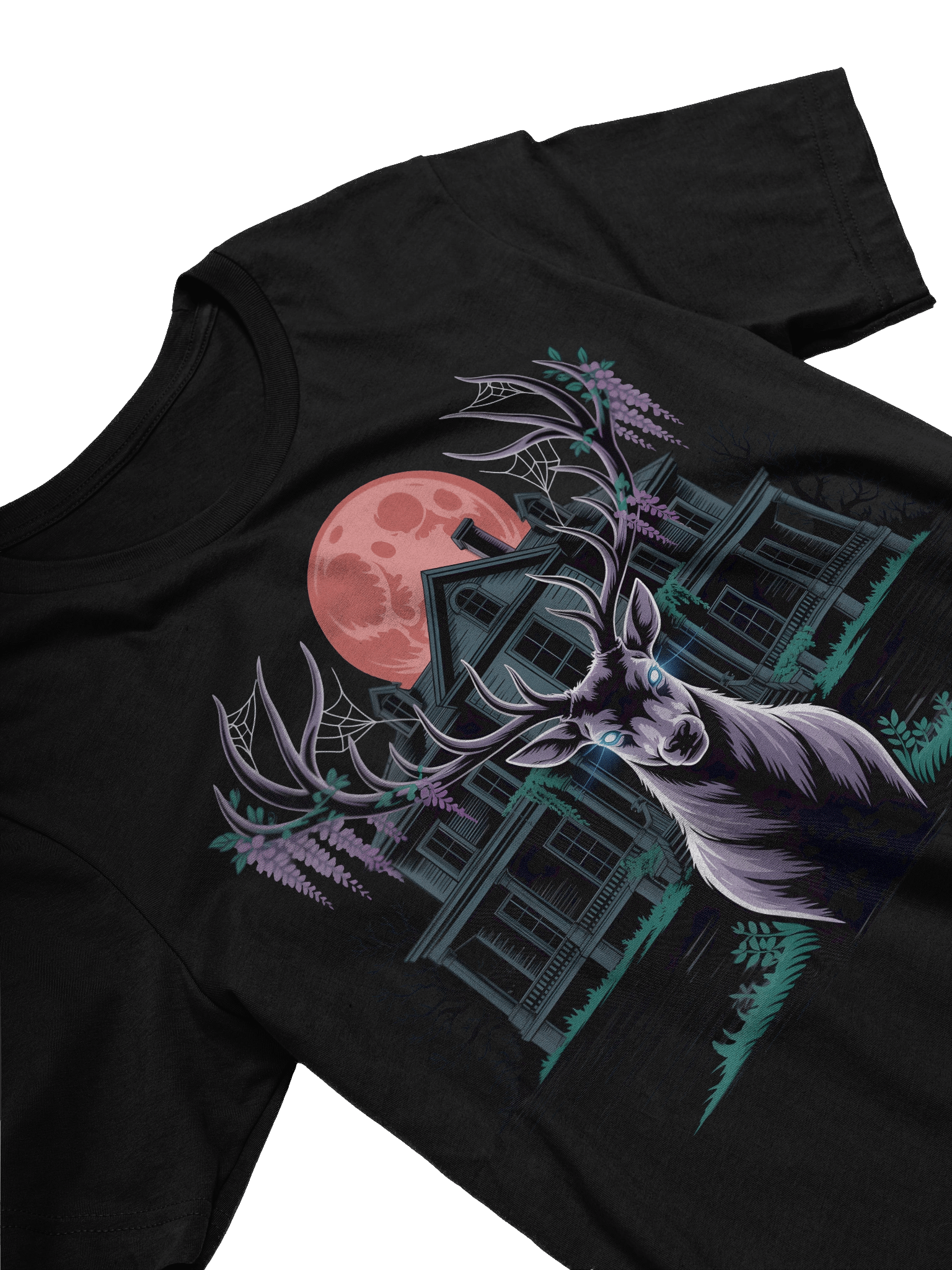 Mystical Antler Mansion T-Shirt product image (6)