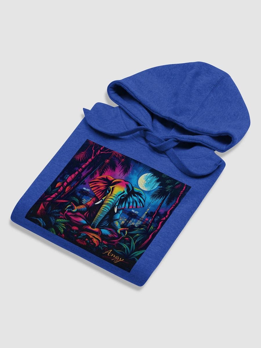 Urban Jungle Meditative Elephant Hoodie product image (6)