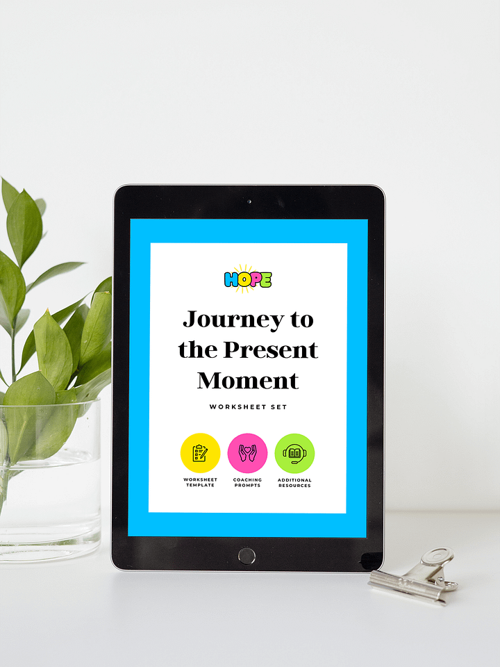 Journey to the Present Moment: Mindfulness Worksheet Set product image (2)