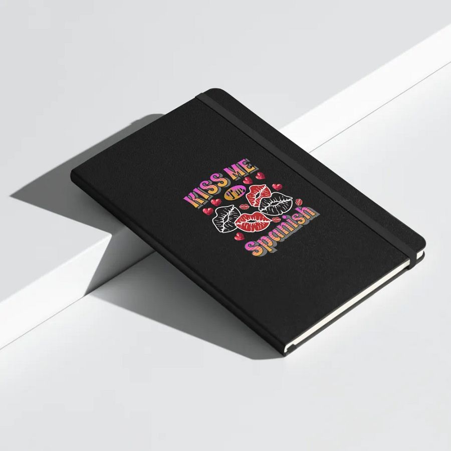 Kiss Me Im Spanish Hardcover Notebook product image (8)
