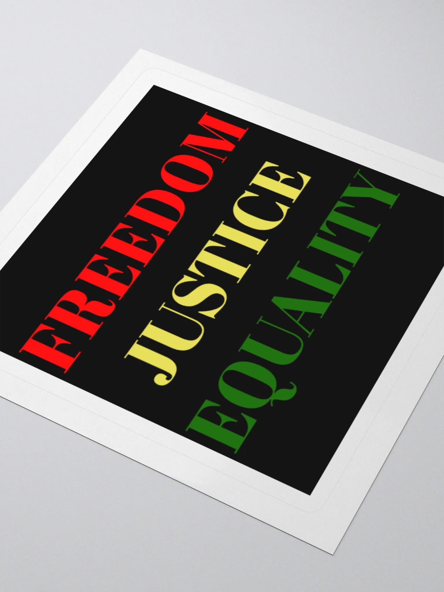 Freedom, Justice, Equality Sticker Set product image (5)