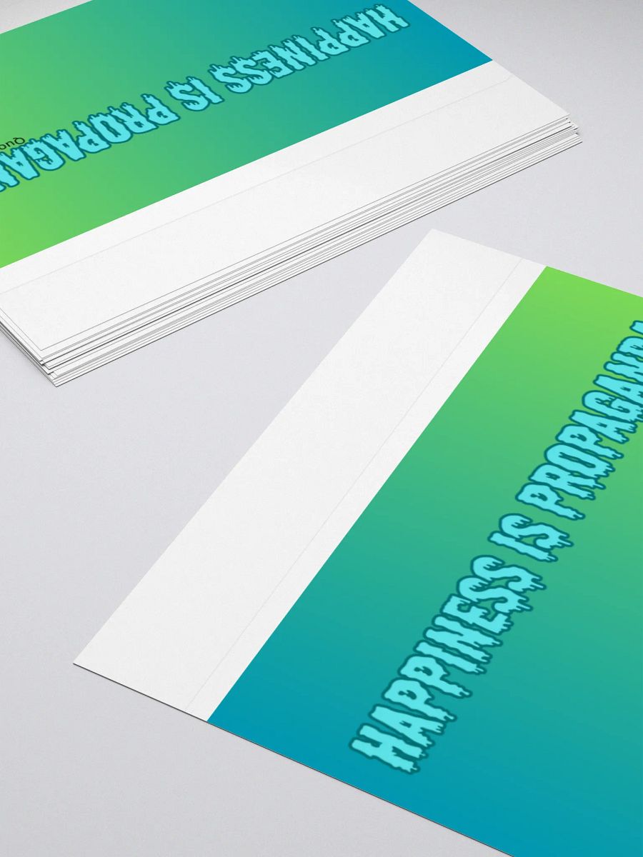 HAPPINESS IS PROPAGANDA - Bold Gradient Stickers product image (7)