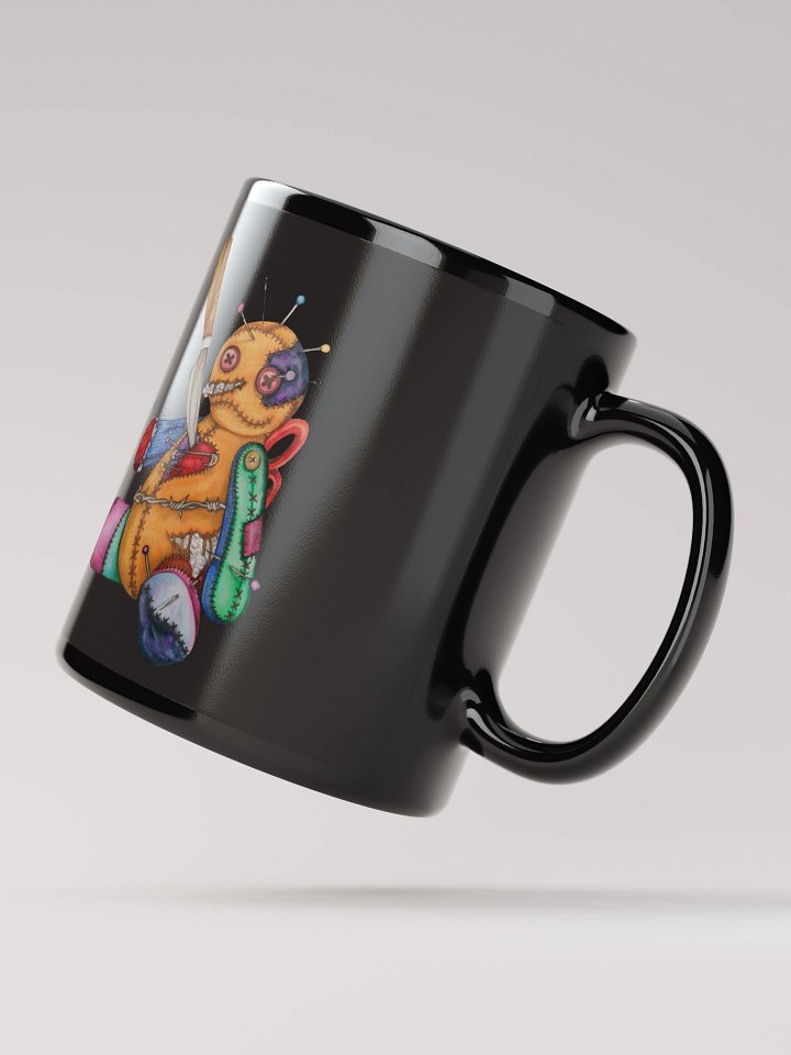 Stitches the Voodoo Doll Patchwork Mug product image (3)