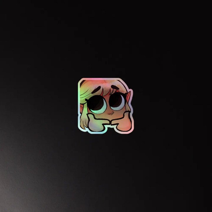 HyliaSophia Shy Holographic Sticker product image (2)