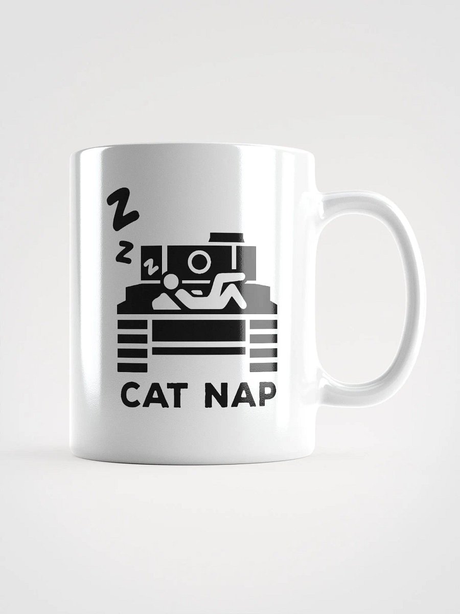 Cat Nap - White Ceramic Mug product image (1)