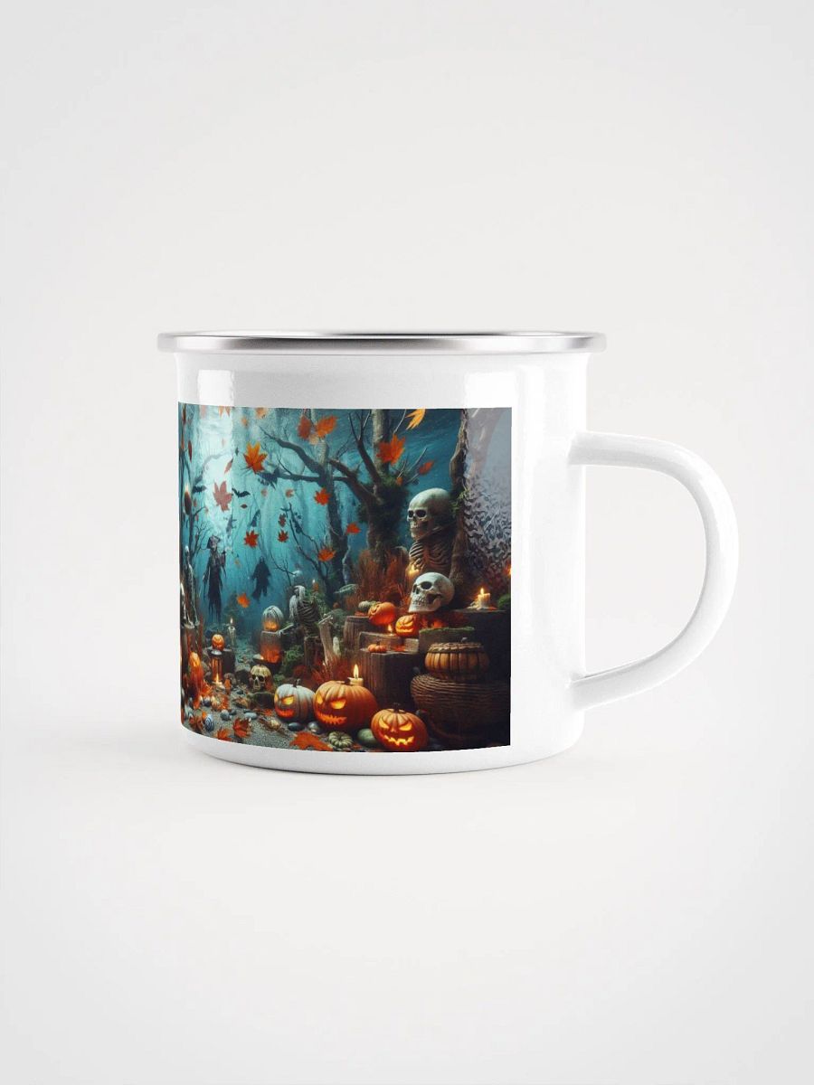 Underwater Halloween Forest Enamel Mug product image (1)
