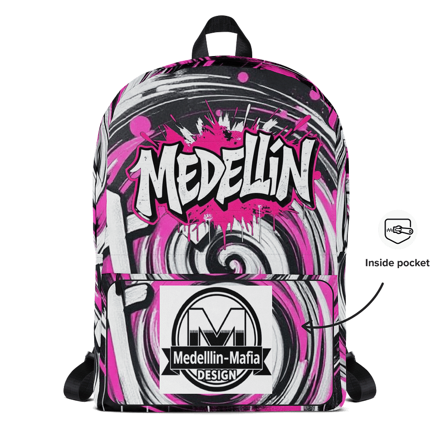 Medellin Graffiti Swirl Backpack product image (5)