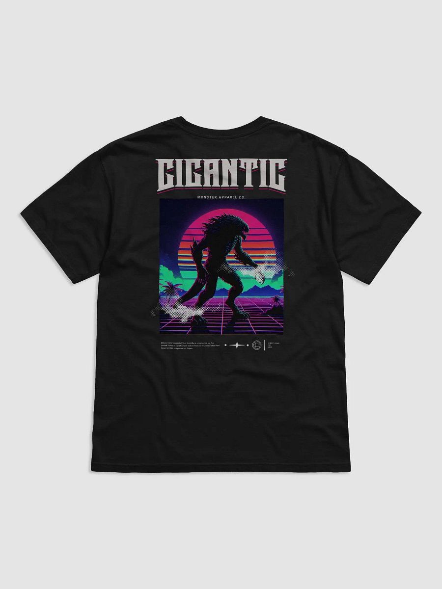 Neon Gigantic Monster Retro T-Shirt product image (8)