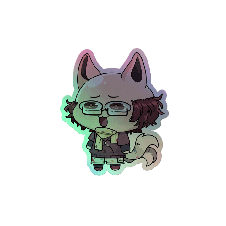 TjEevee Bald Holo Sticker product image (2)