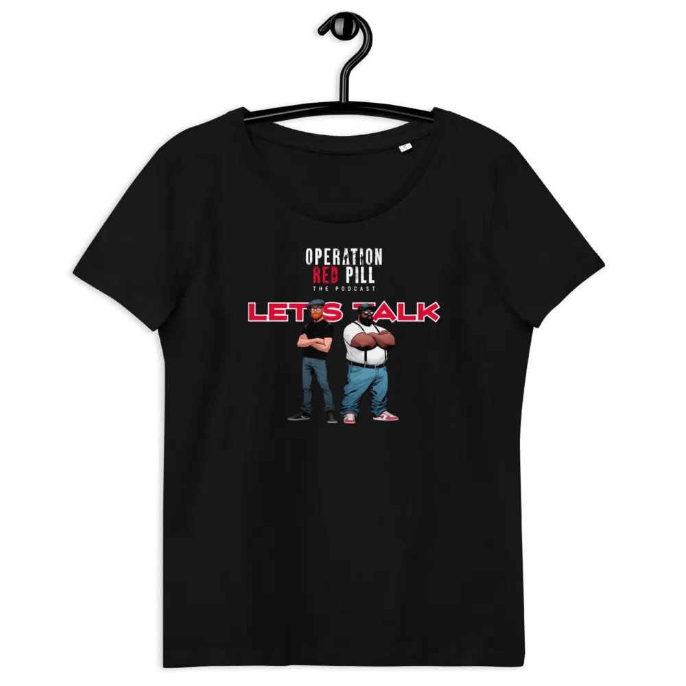 “Let’s Talk” Women’s Fitted T-shirt - The Drew Missen Collection product image (9)