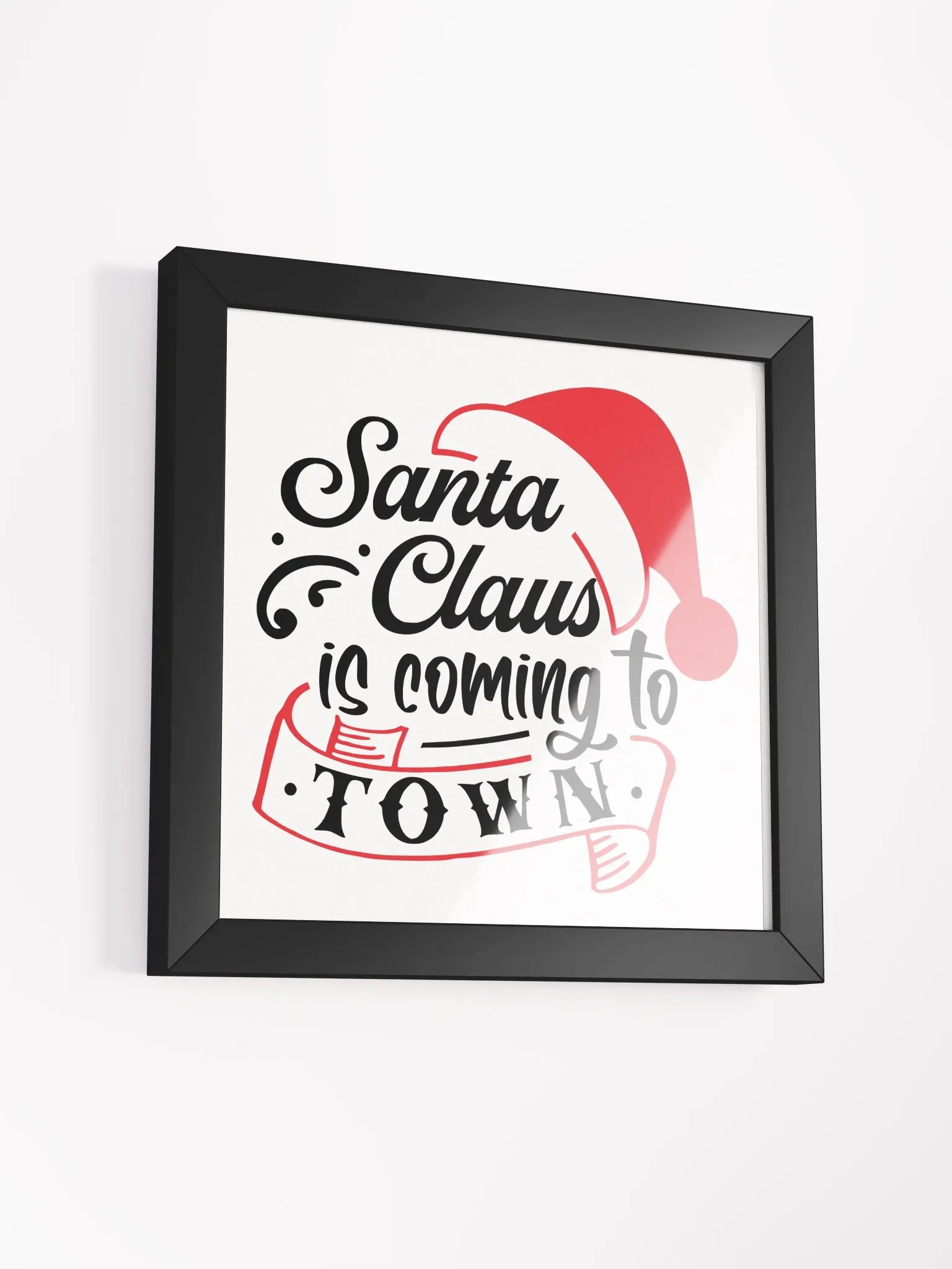 Santa Claus is Coming to Town: Framed Holiday Poster product image (22)