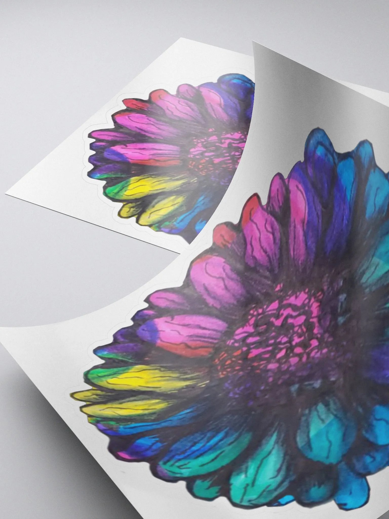 Tie-dye Flower Sticker product image (4)