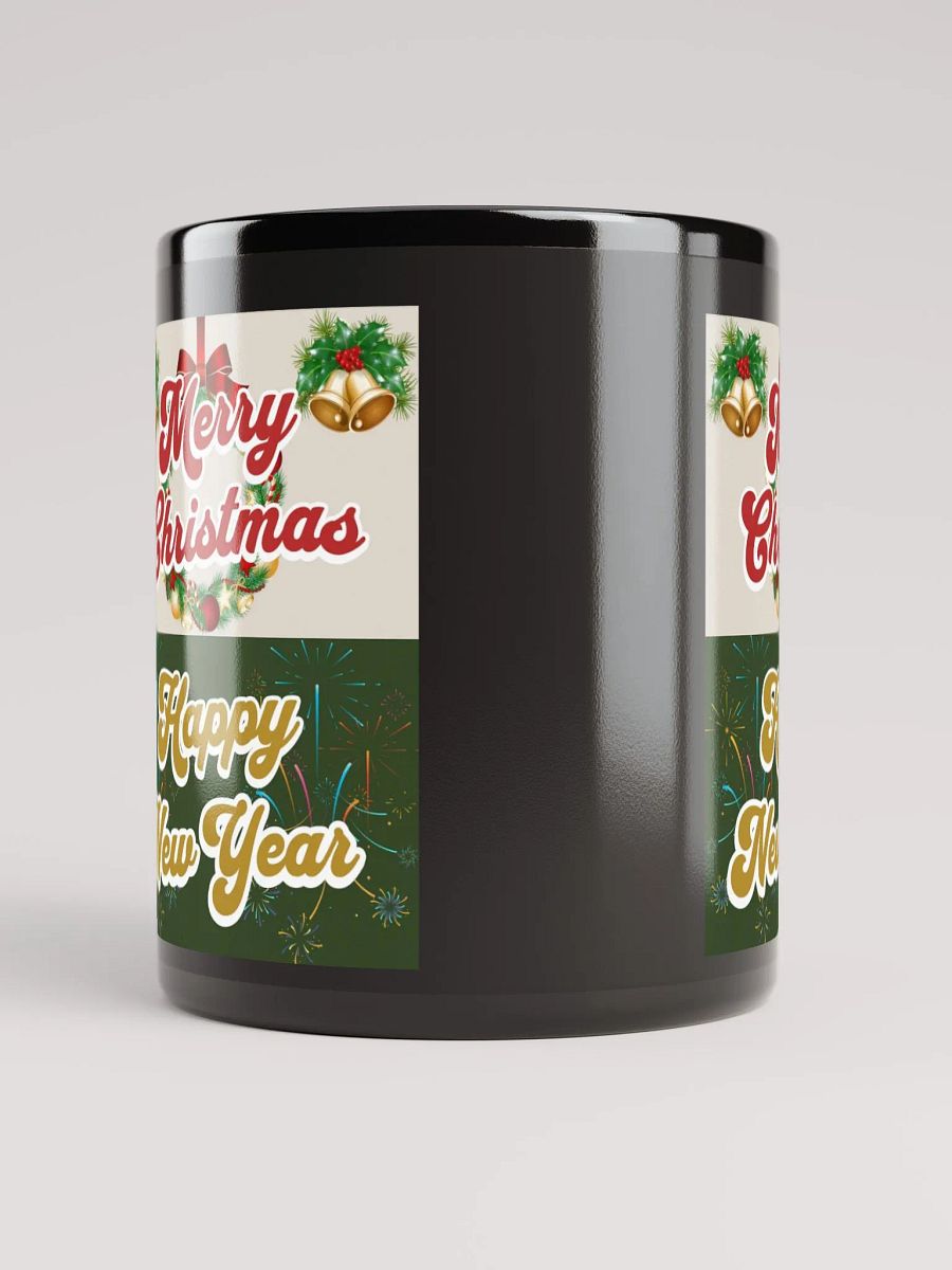 Merry Christmas - Happy New Year Black Mug product image (10)