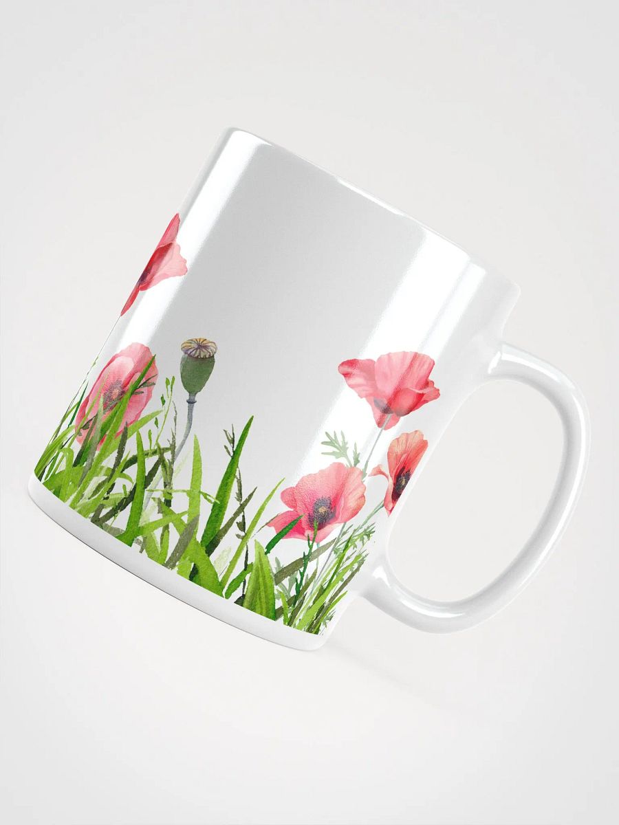 Poppy White Ceramic Mug product image (8)