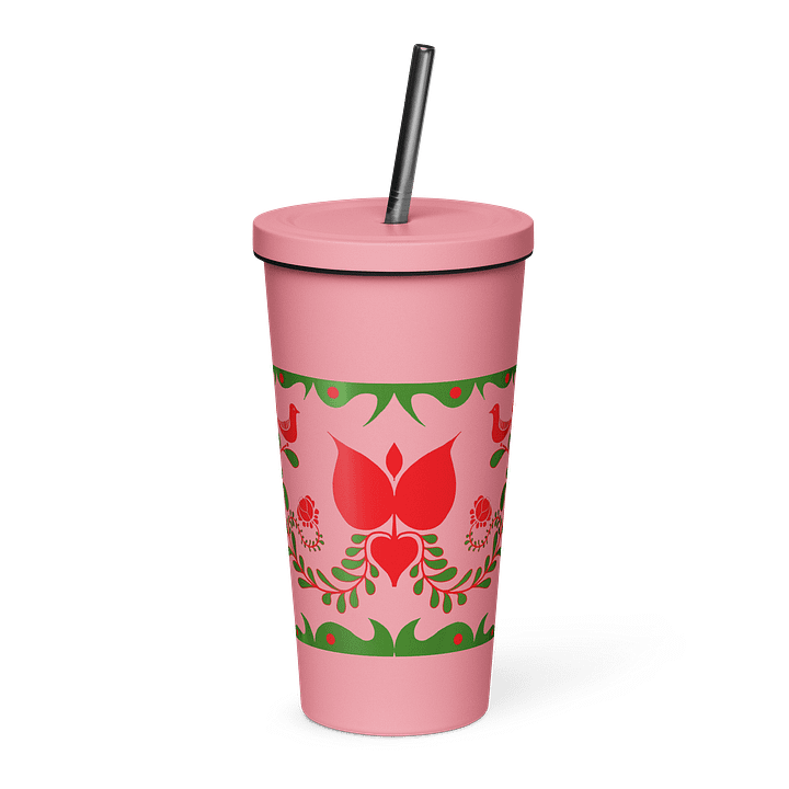 Hungarian Folk Art Harmony Insulated Tumbler product image (1)
