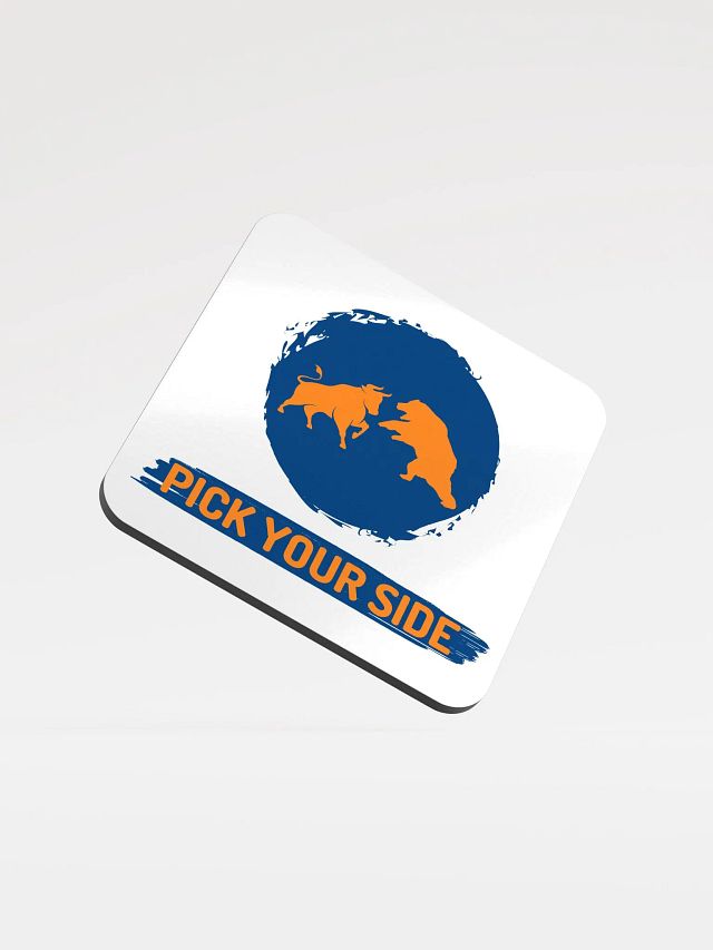 Bull Bear Pick Your Side Coaster product image (1)