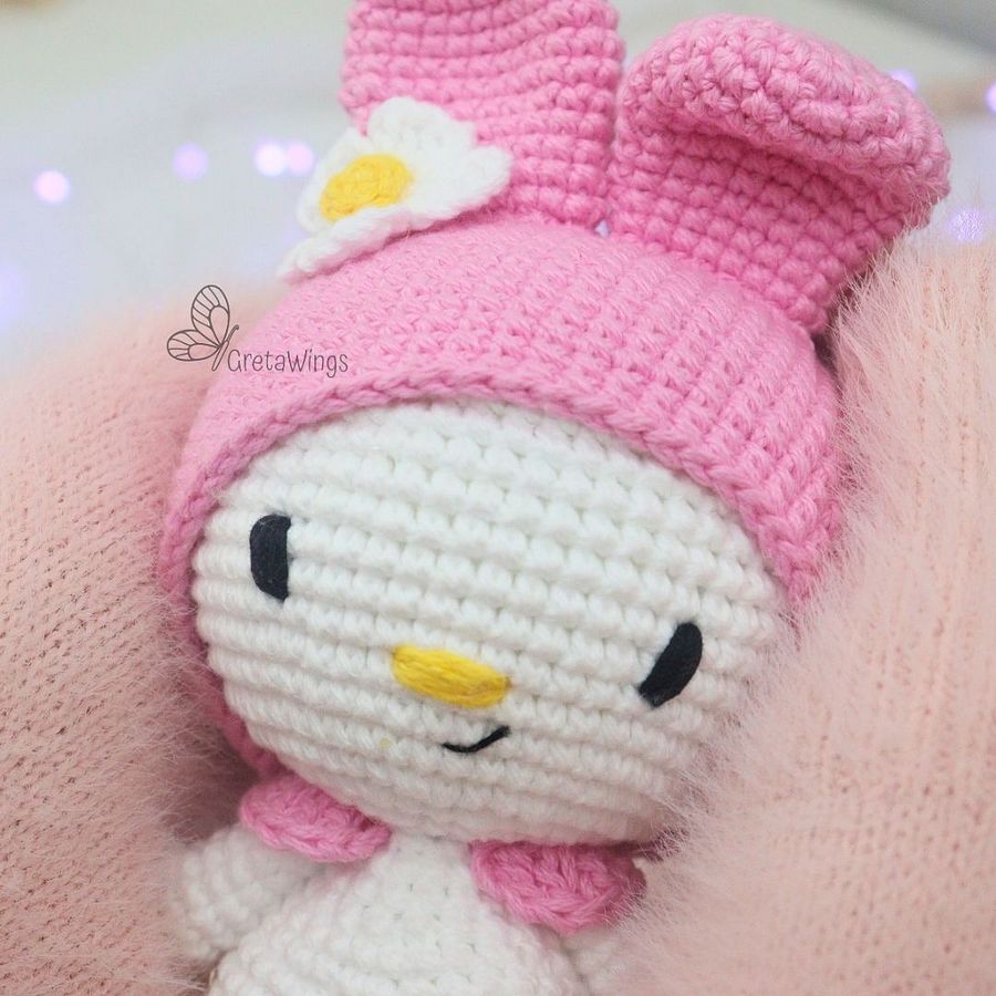 Amigurui My Melody PATTERN, Sanrio family (Digital Download) product image (3)