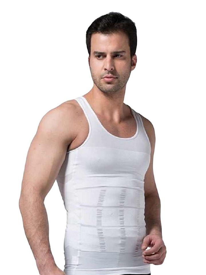 Slim 'N Lift Body Shaper For Men - White product image (1)