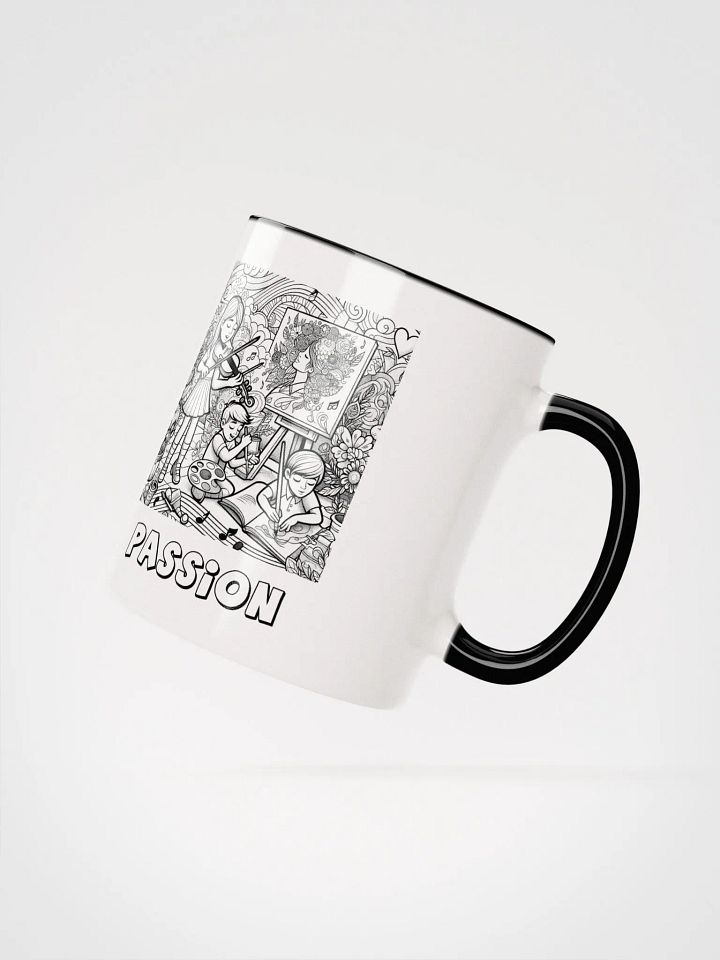 Passion’s Fiery Heart Coloring Book Mug product image (2)