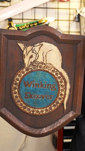 I needed an Elder Scrolls tavern sign in my life. #skyrim

(The full build video is on our Punished Props YouTube channel)