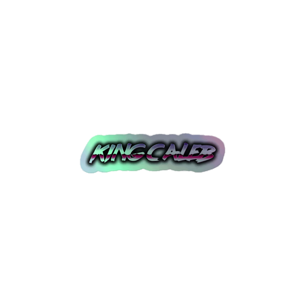 King Caleb Holo Sticker product image (1)