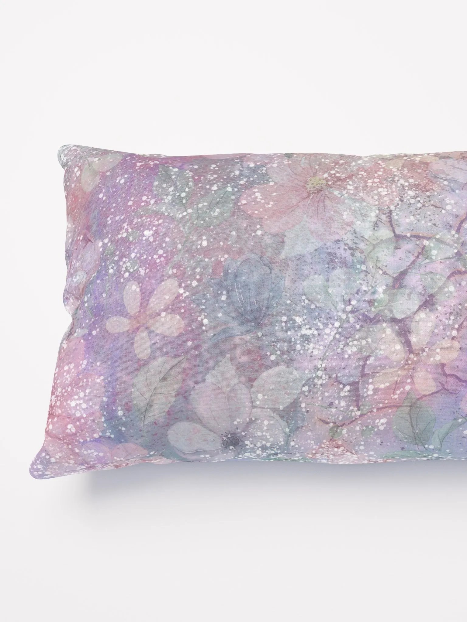 Pretty Grungy Floral Themed Pilow (pinkish) product image (9)