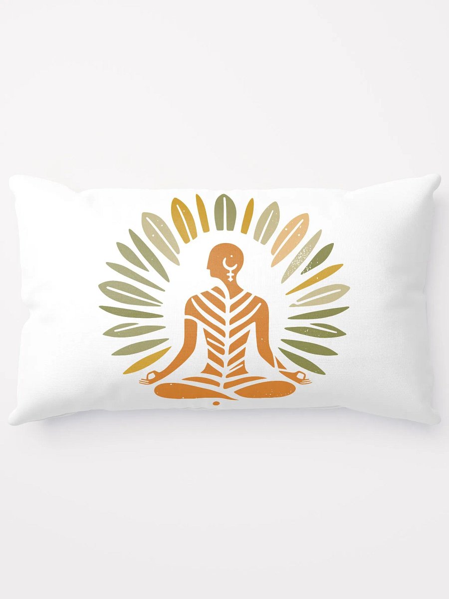 Zem Leaf - Radiant Serenity All-Over Print Pillow product image (9)