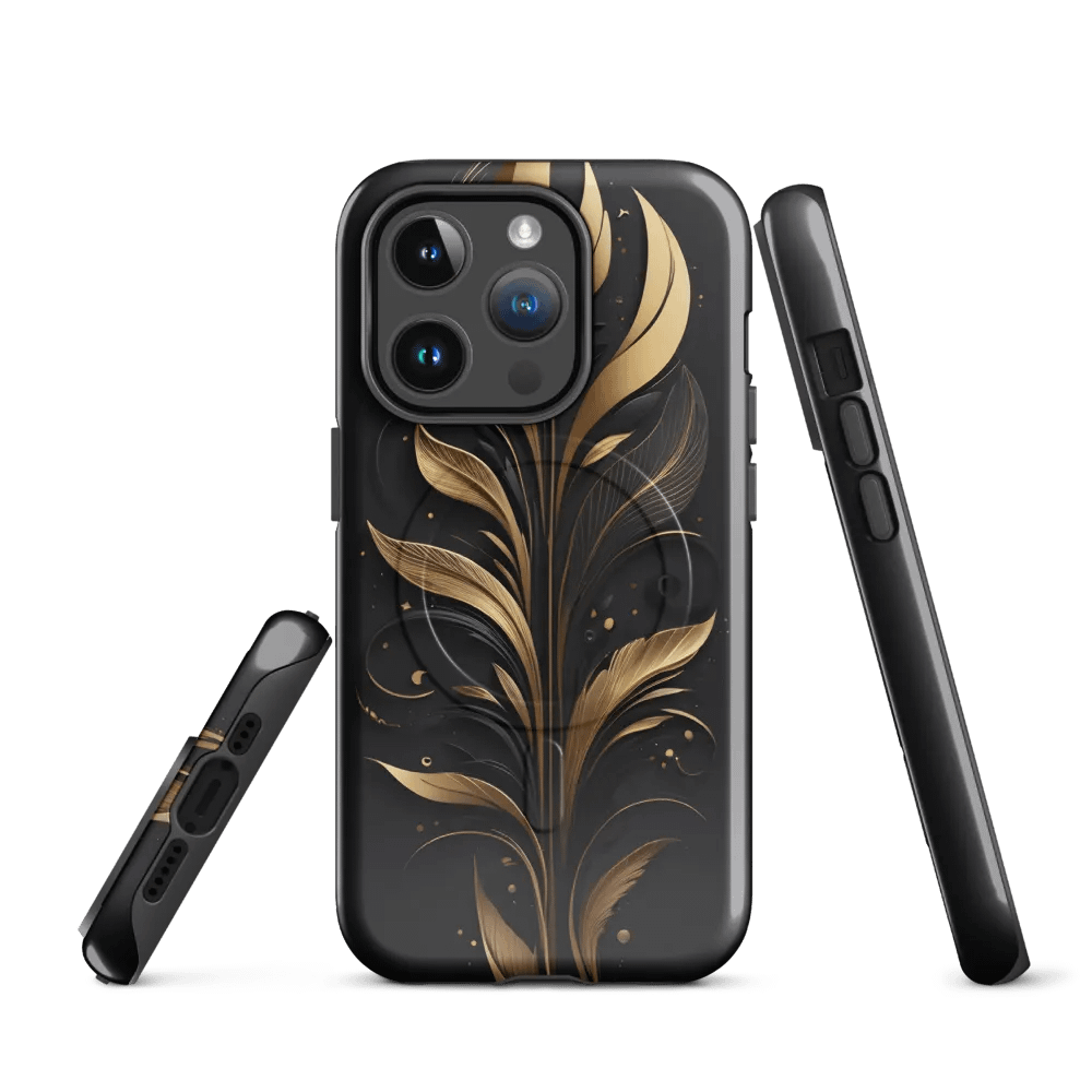 MagSafe® Tough Case for iPhone – The golden Leaves product image (1)
