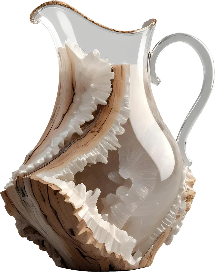Terra Elegance – Boho Chic Pitcher PNG product image (1)