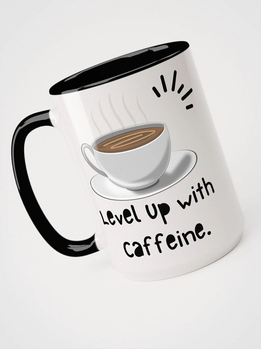 Level up with caffeine Mug product image (4)