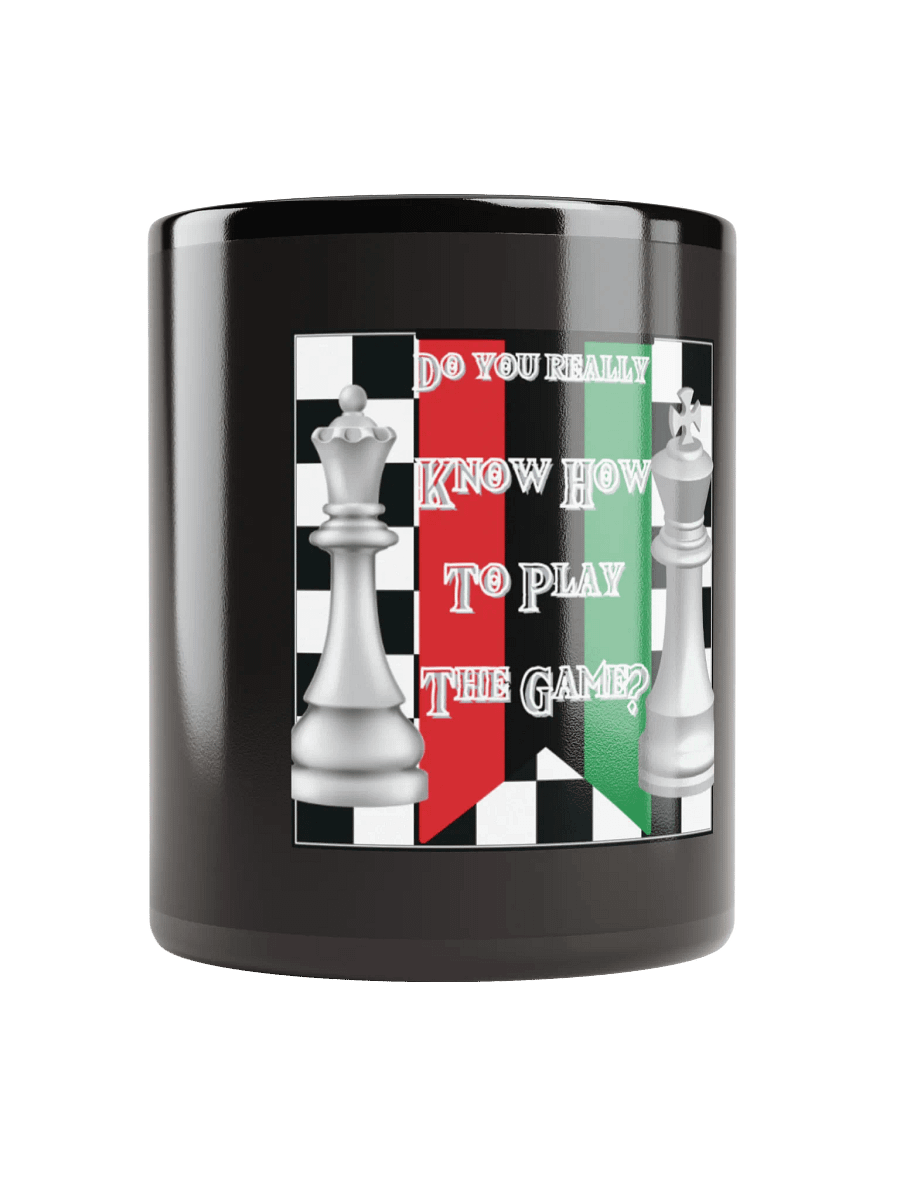 DO YOU REALLY KNOW HOW TO PLAY THE GAME? MUG BLACK product image (9)