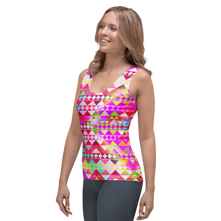 Pink Tribal Tank Top product image (3)
