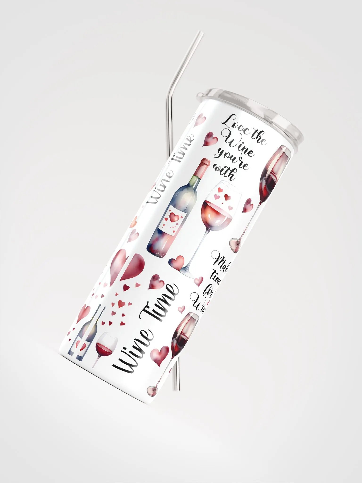 Heartfelt Cheers Stainless Steel Tumbler product image (5)