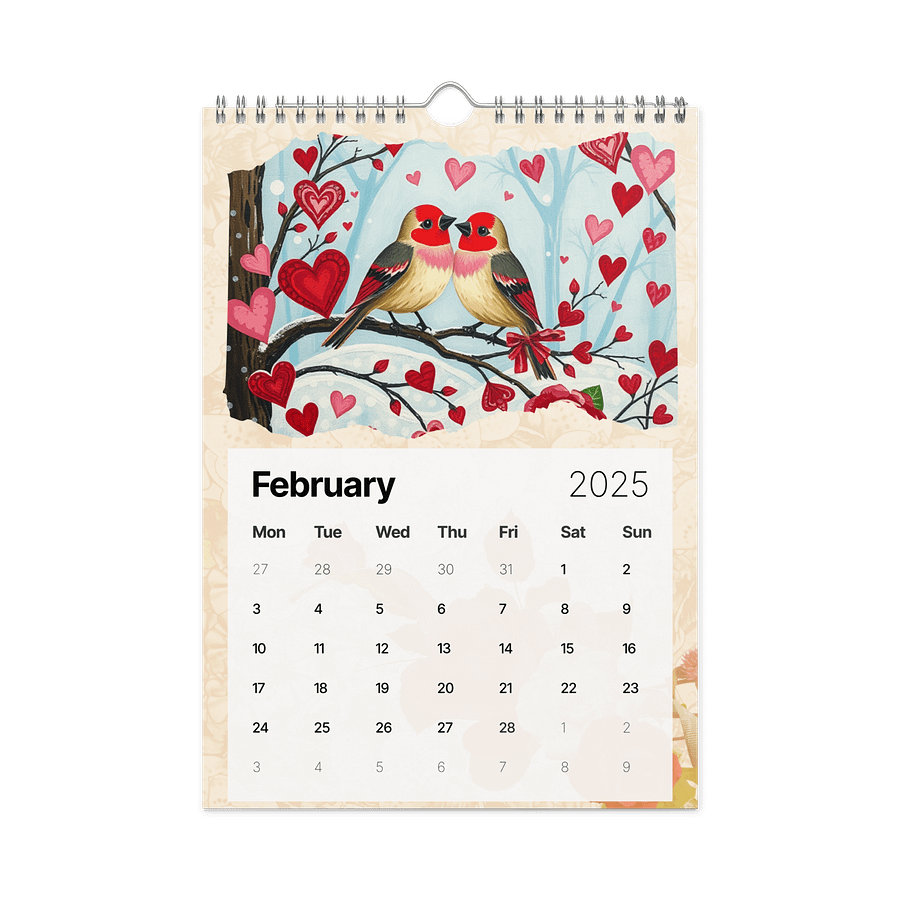 FOLK ART WALL CALENDAR 2026 product image (5)