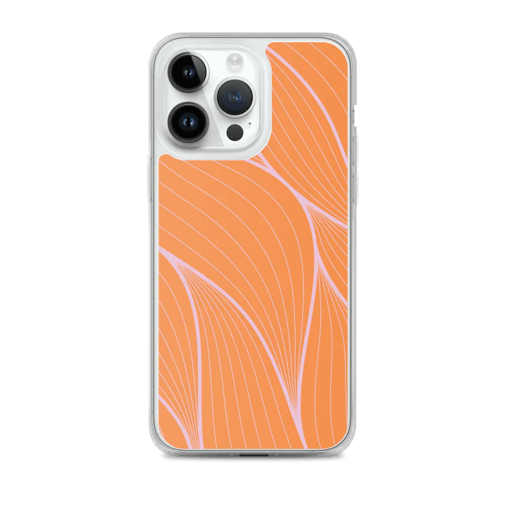 Flowing Orange Abstract iPhone® Case product image (2)