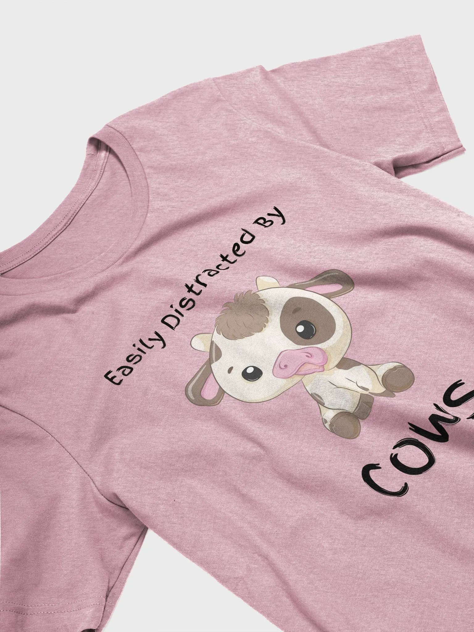 Easily Distracted By Cows - Unisex T-shirt Bella Canvas 3001 product image (7)