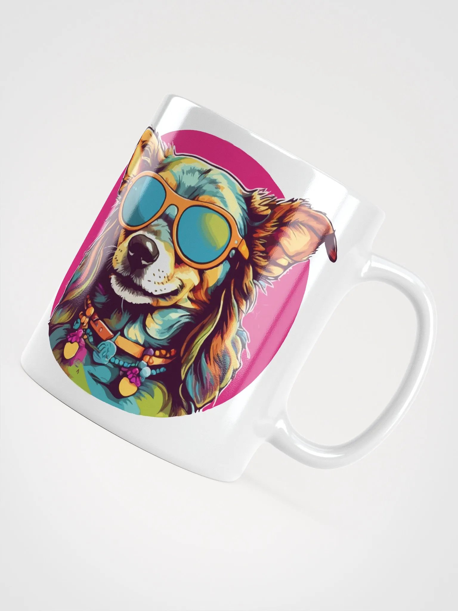 Hippie Dog 8 , Mug product image (7)