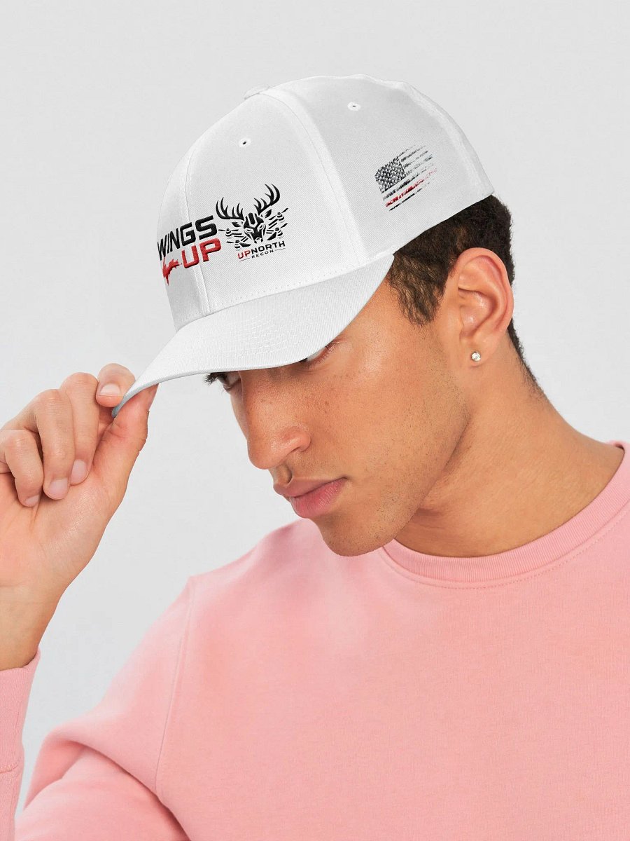 UPNorth Black on White Fitted Hat product image (6)