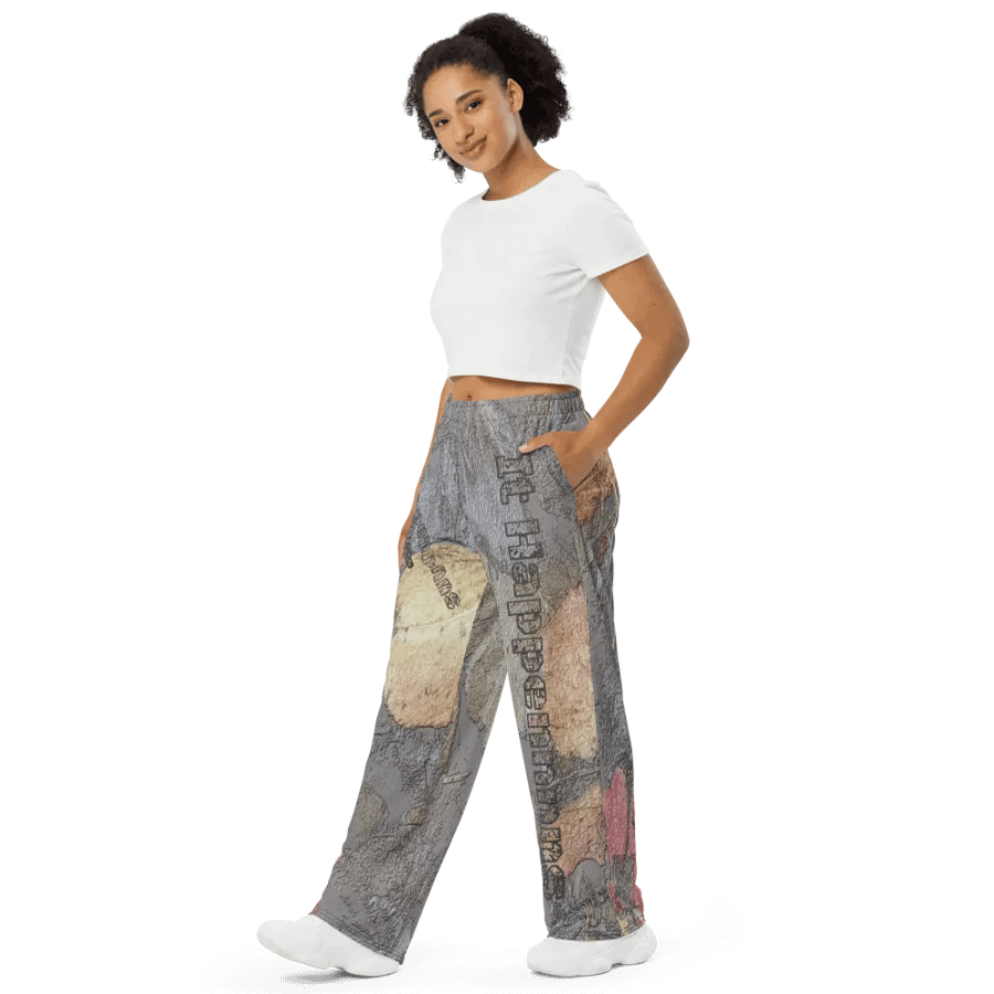 Unisex Wide-Leg Pants - MossyOak - It Happennnns Camo product image (10)
