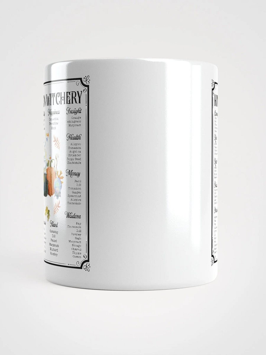 Kitchen Witchery Spell & Potions WHITE GLOSSY MUG - Witchy, Kitchen Witch, Magic Kitchen Gift product image (5)