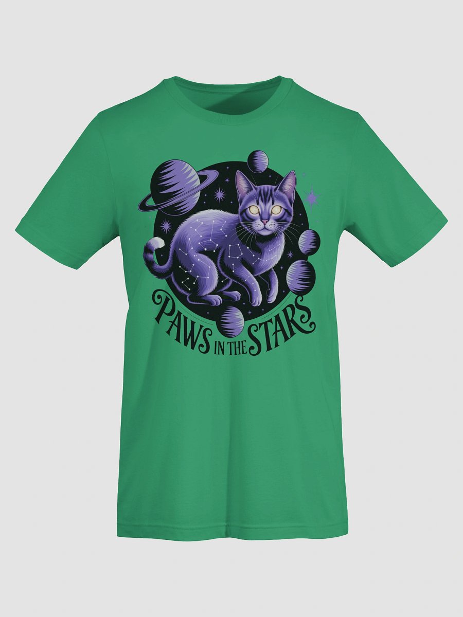 Celestial Feline Glow T-Shirt product image (7)